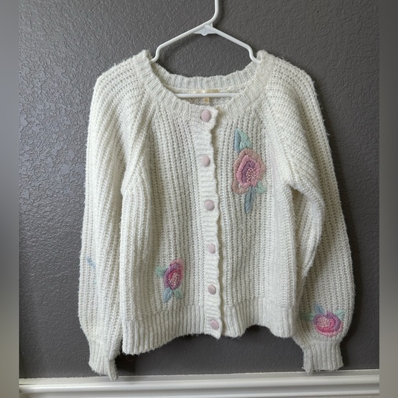 LoveShackFancy Brookie Cardigan Size XS - Picture 10 of 14